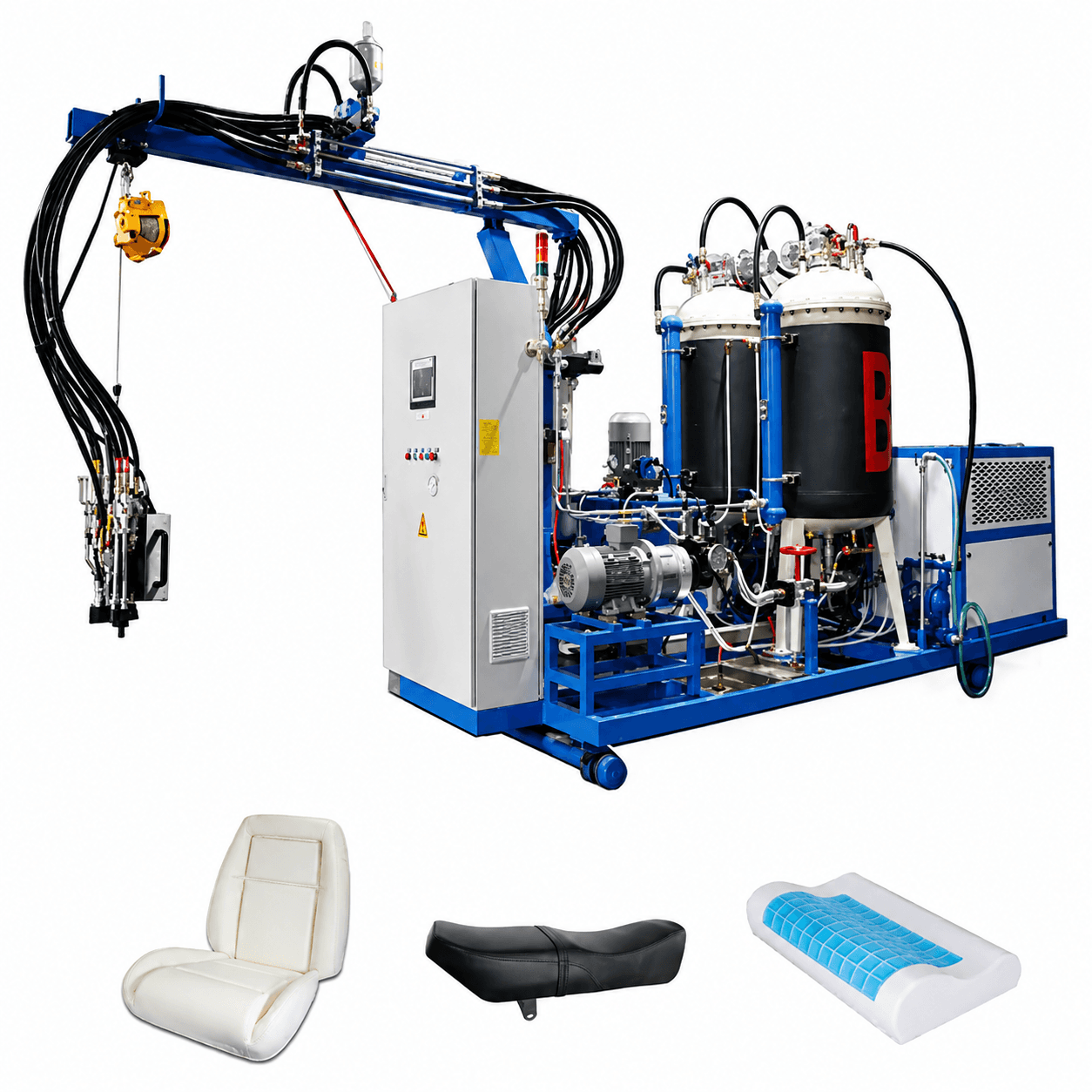Injection de mousse polyurethane moulee en Algerie.